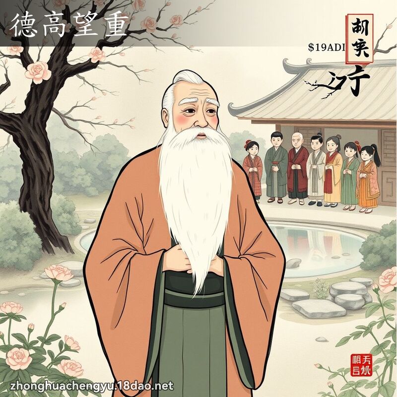 德高望重 - 中华成语配图