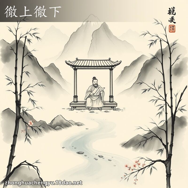 徹上徹下 - 中華成語配圖