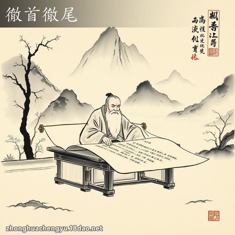 徹首徹尾 配图