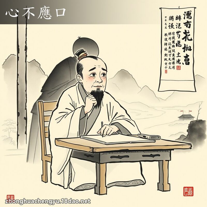 心不應口 配图