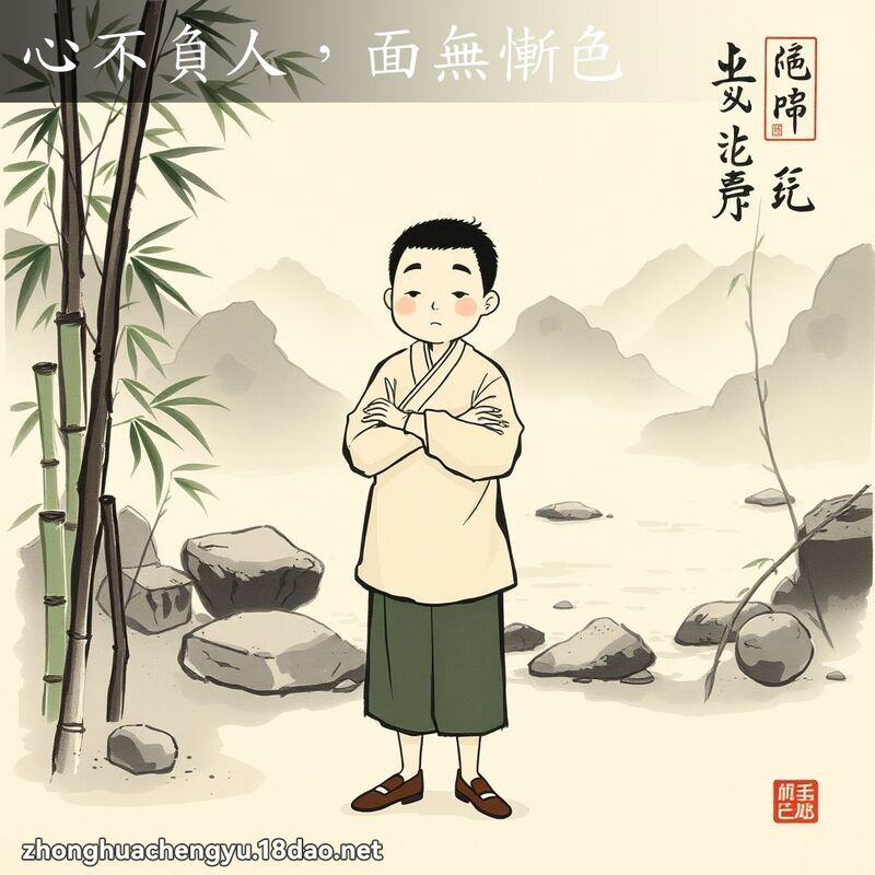 心不負人,面無慚色 配图