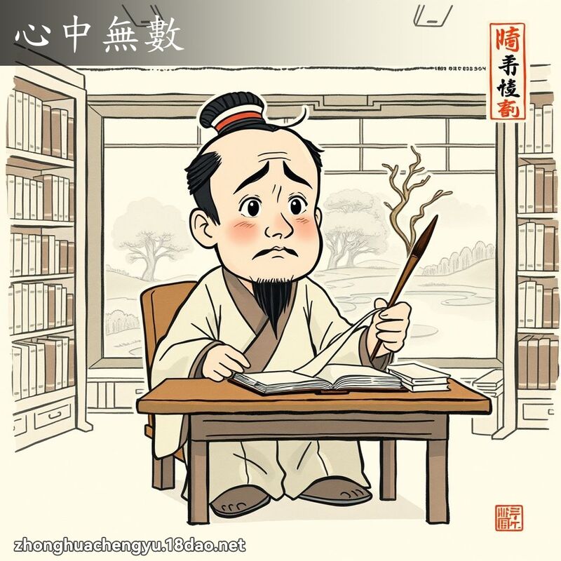 心中無數 配图