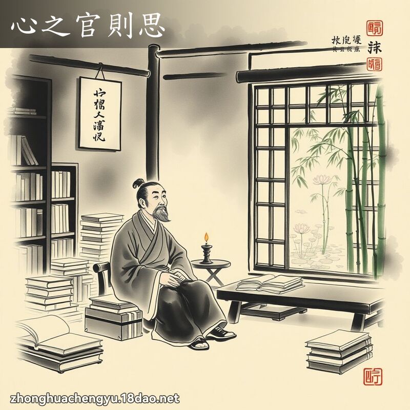 心之官則思 配图