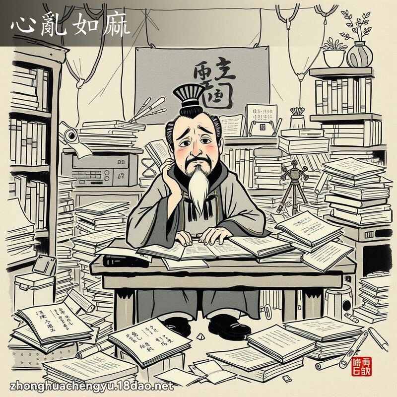 心亂如麻 配图