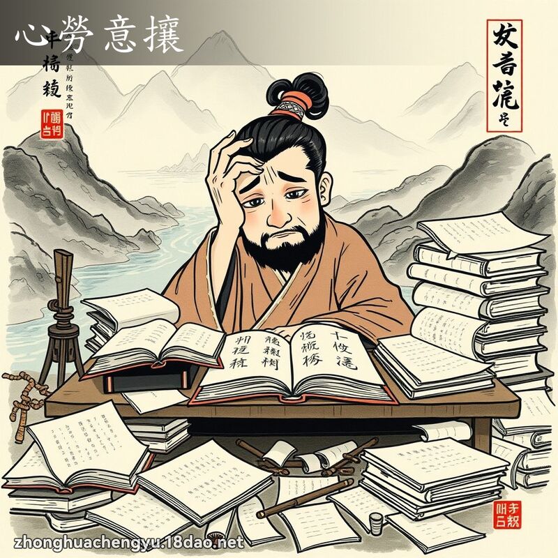 心勞意攘 配图