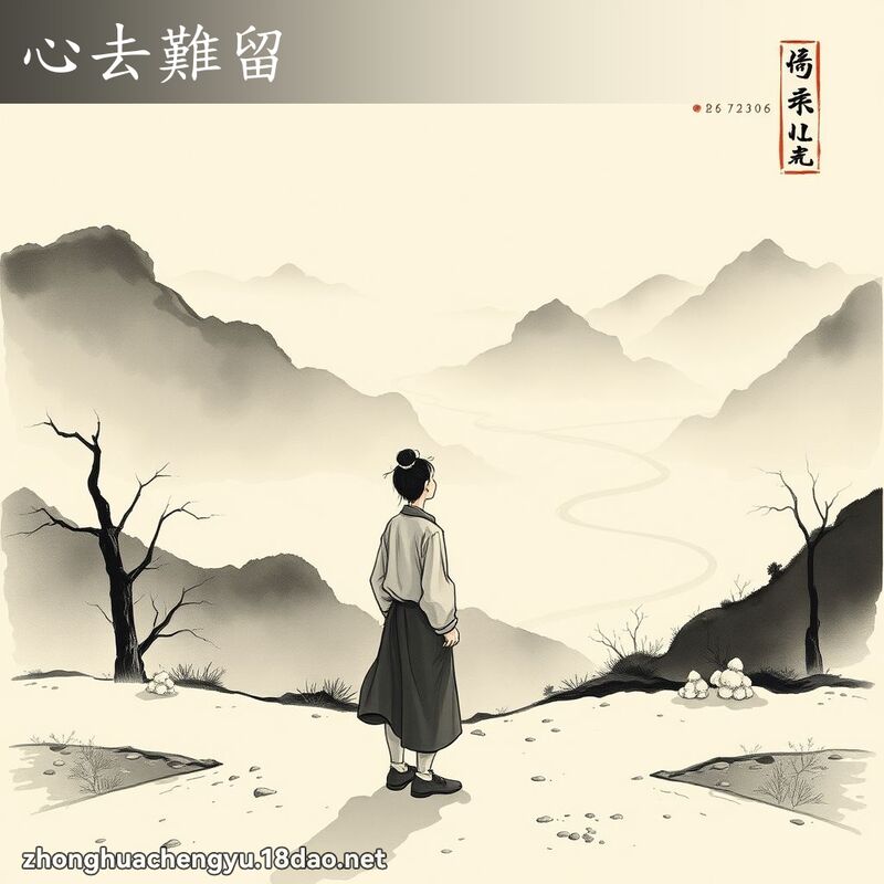 心去難留 配图