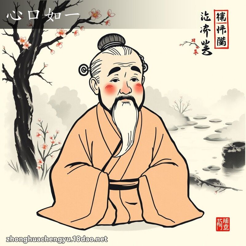心口如一 配图