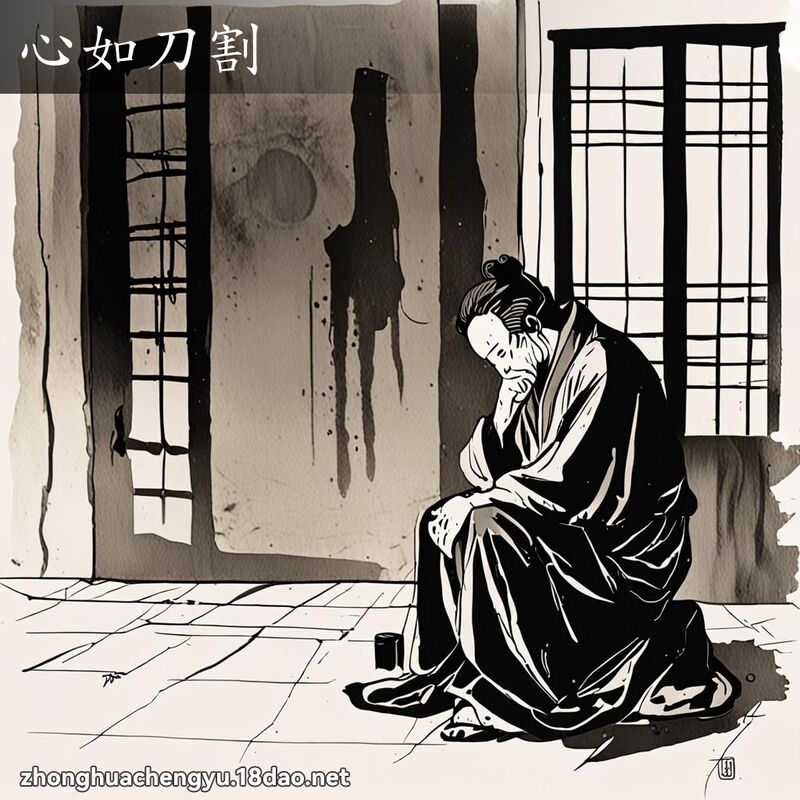 心如刀割 配图