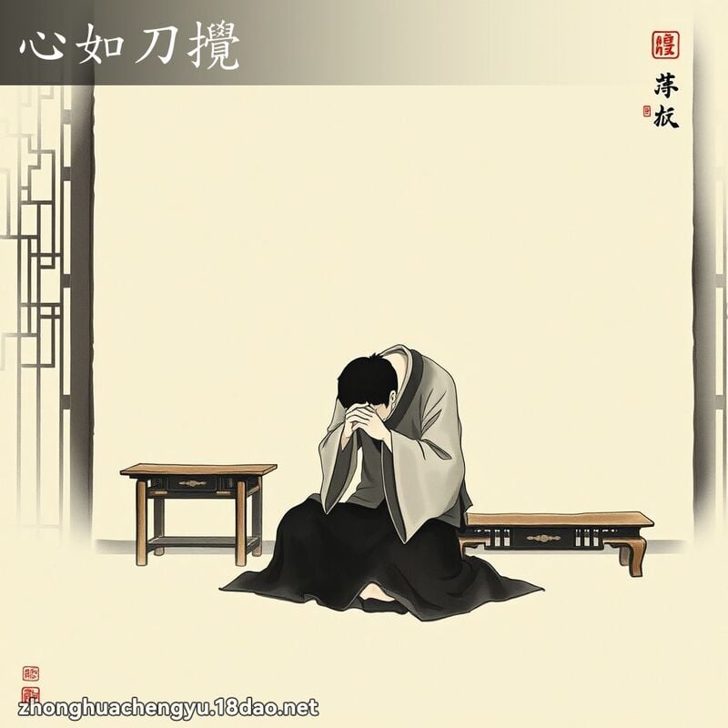 心如刀攪 配图