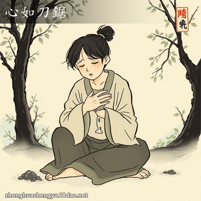 心如刀鋸 配图