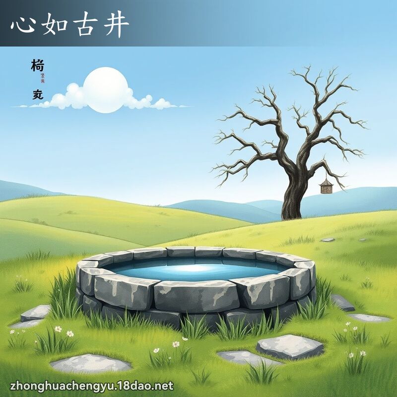 心如古井 配图