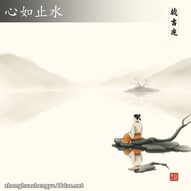 心如止水 配图