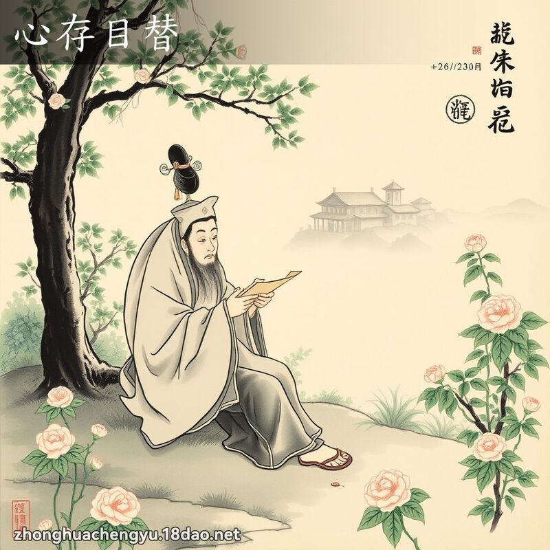 心存目替 配图