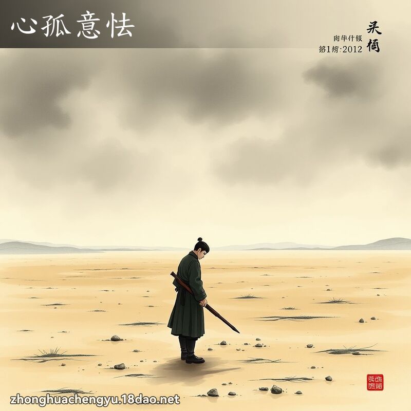 心孤意怯 配图