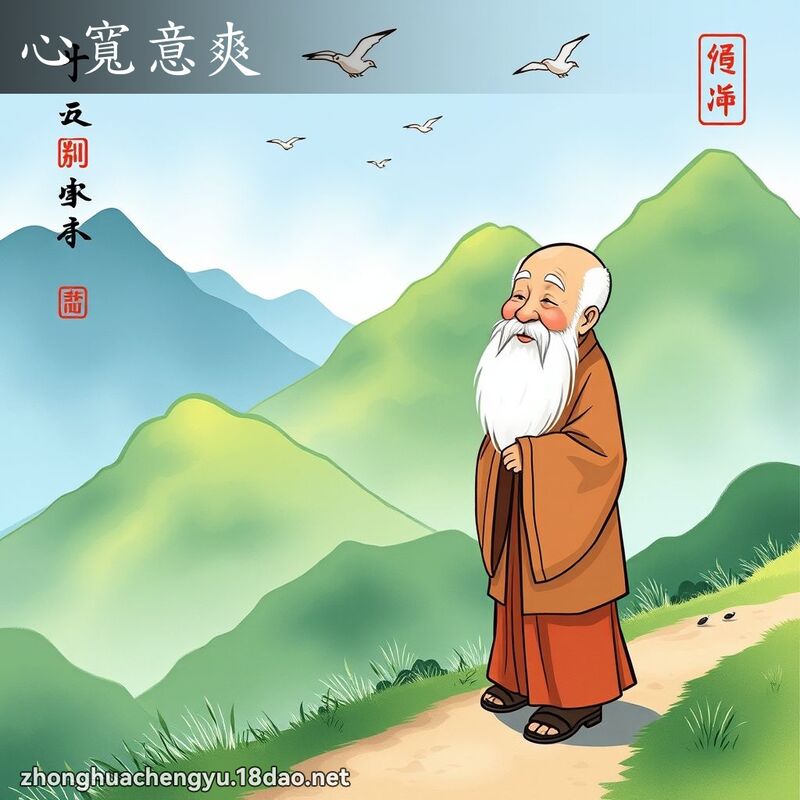 心寬意爽 配图