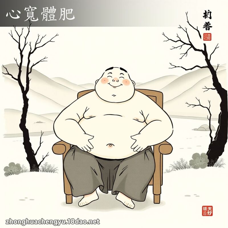 心寬體肥 配图