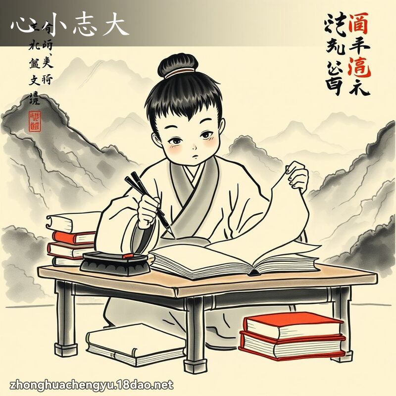 心小志大 配图