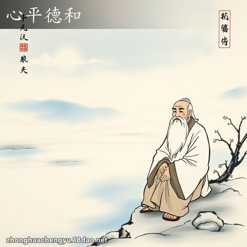 心平德和 配图