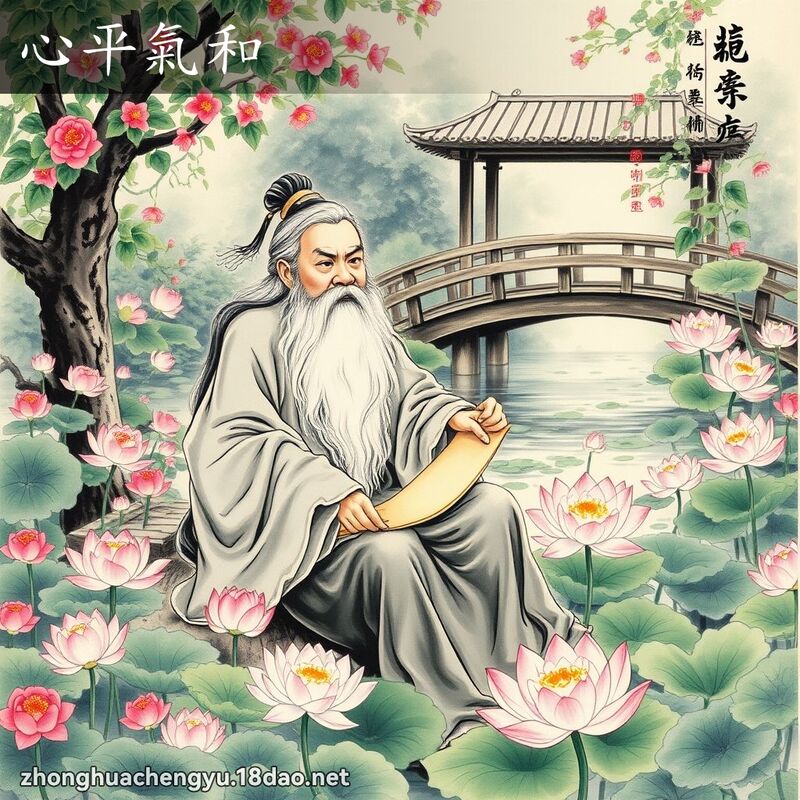 心平氣和 配图