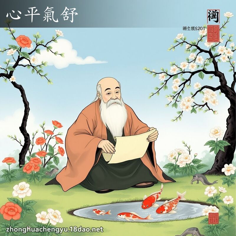 心平氣舒 配图