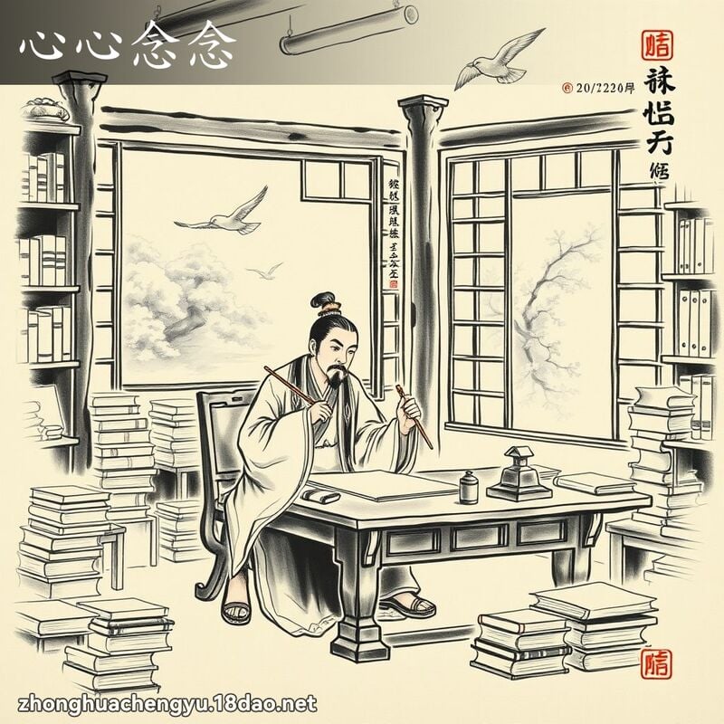 心心念念 配图