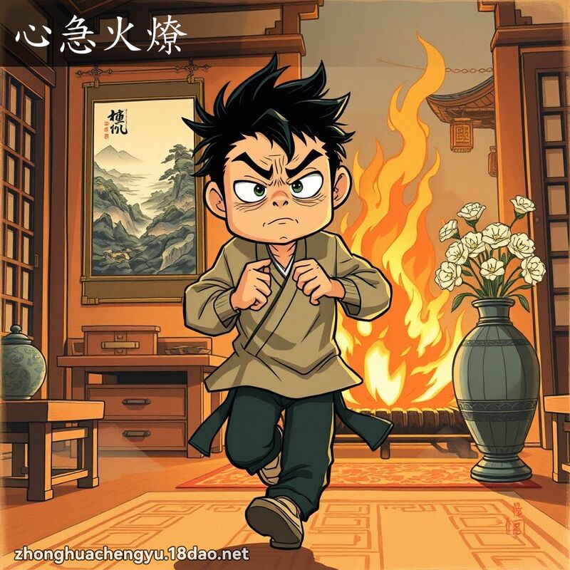 心急火燎 配图