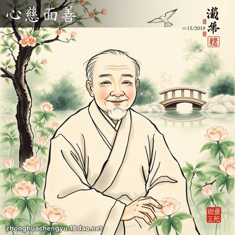 心慈面善 配图