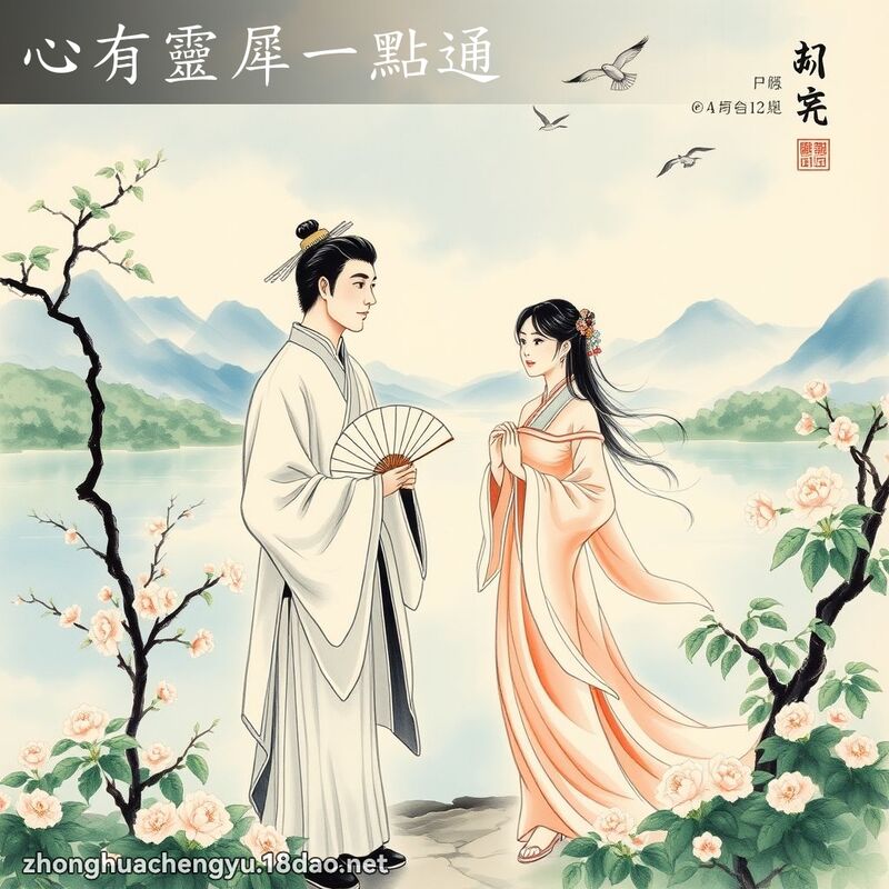 心有靈犀一點通 配图