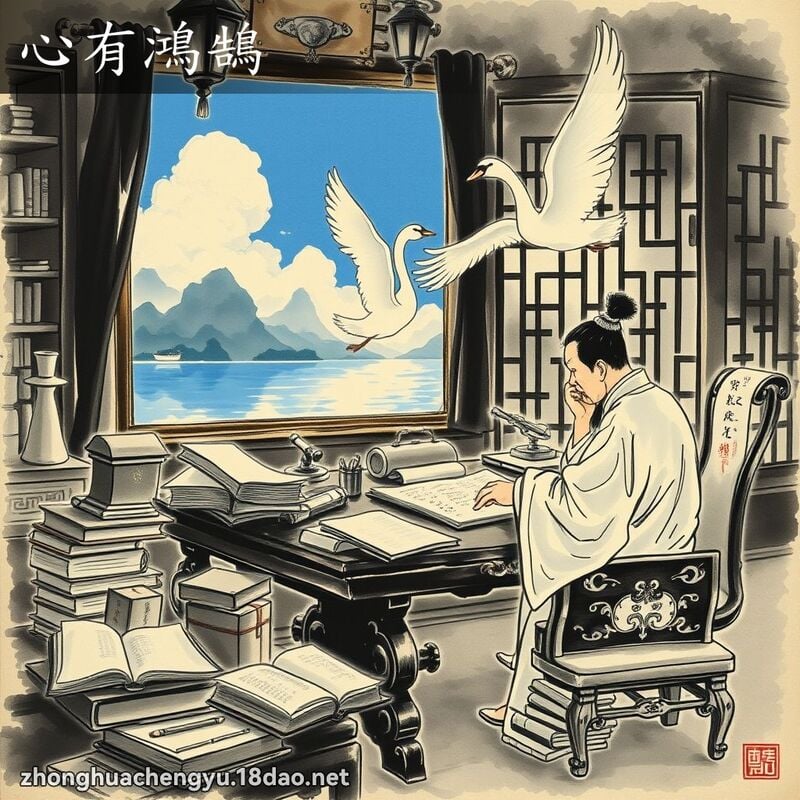 心有鴻鵠 配图