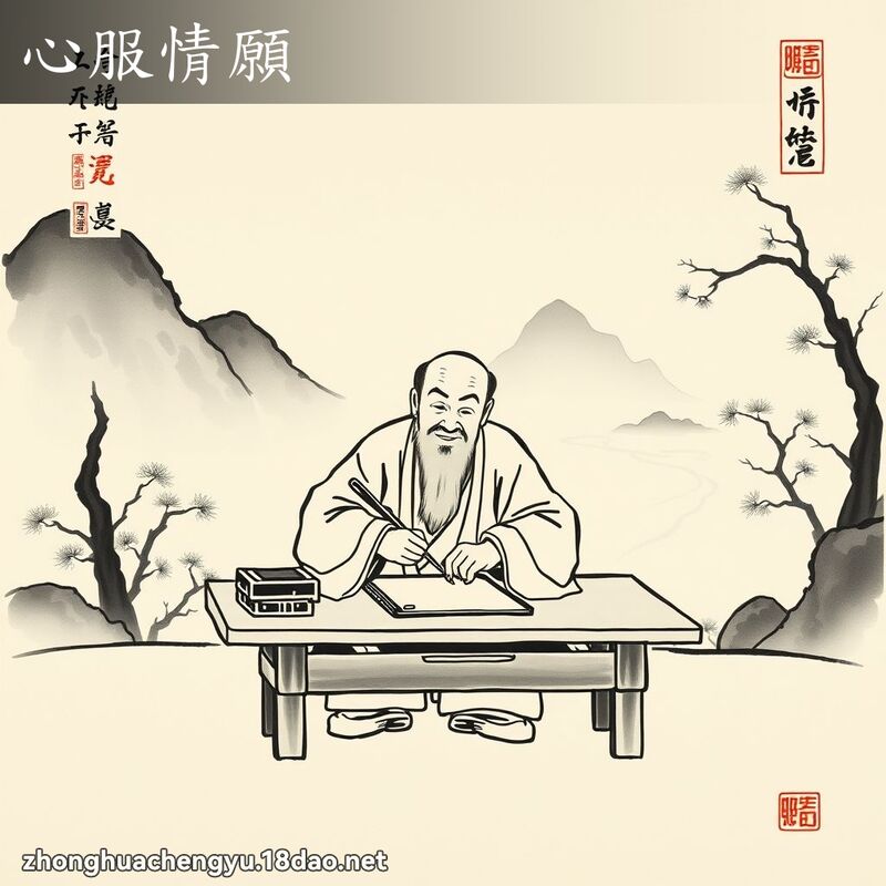 心服情願 配图
