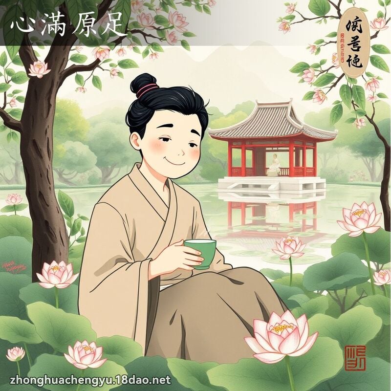 心滿原足 配图