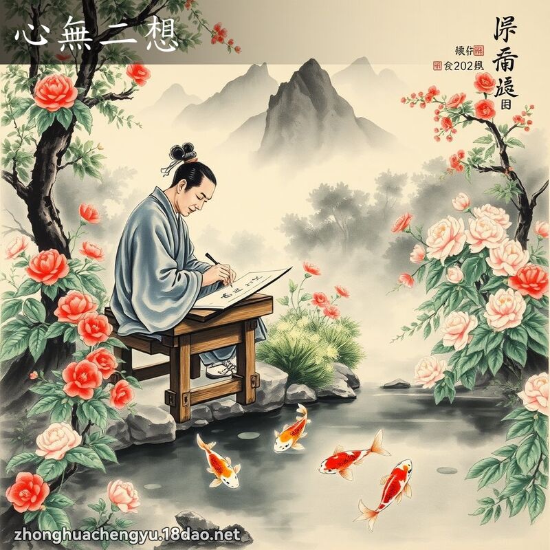 心無二想 配图