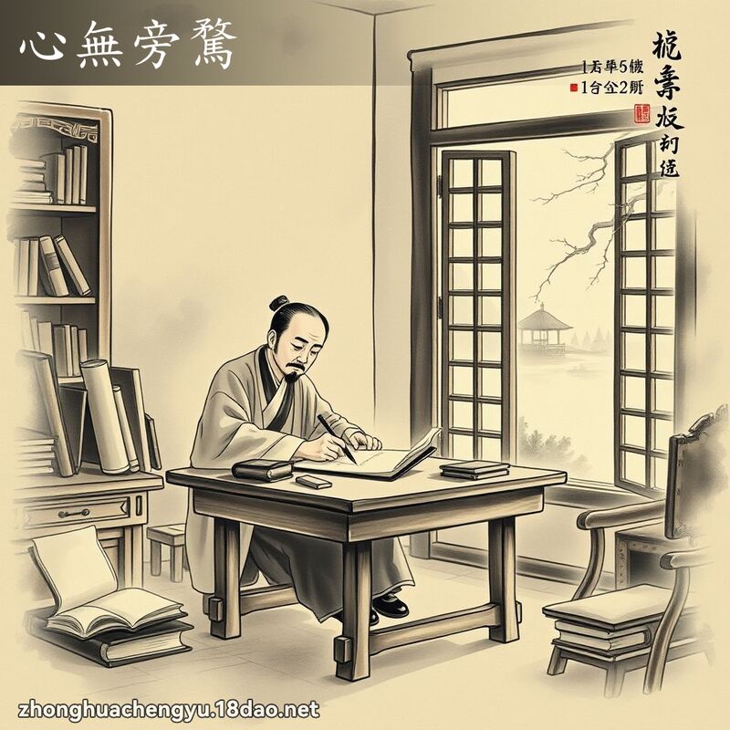 心無旁騖 配图
