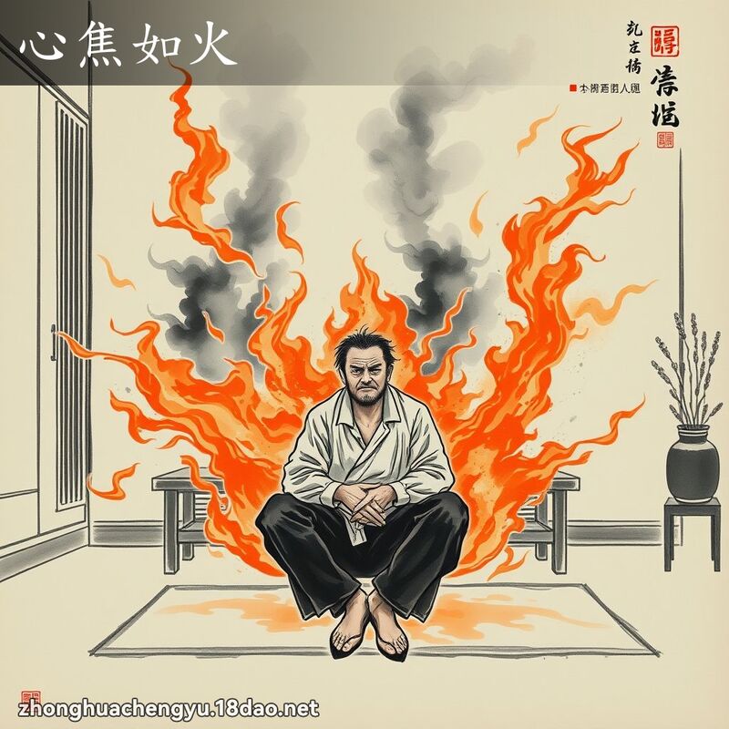 心焦如火 配图