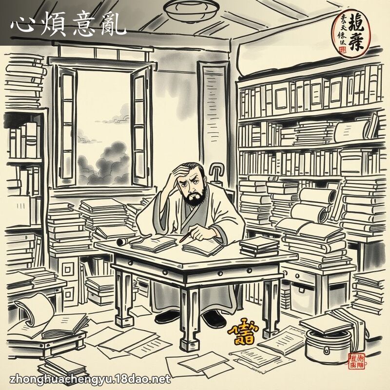心煩意亂 配图