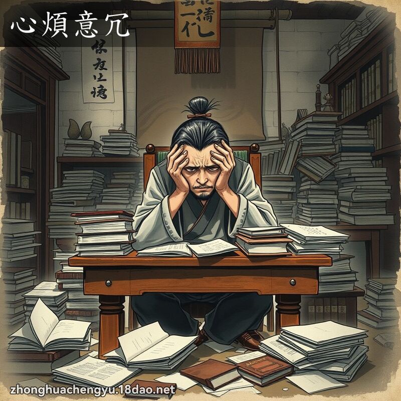 心煩意冗 配图