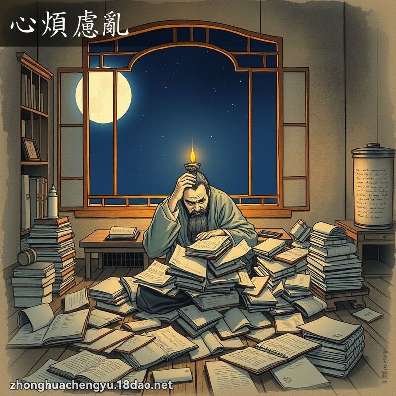 心煩慮亂 配图