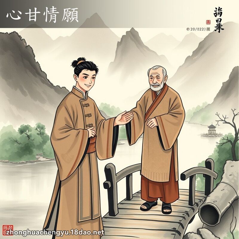 心甘情願 配图