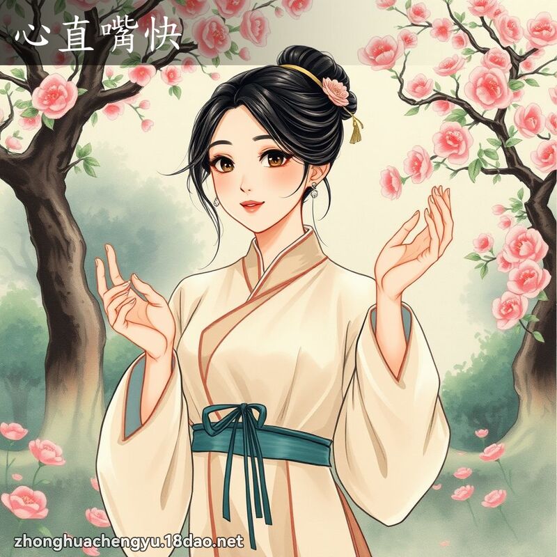 心直嘴快 配图