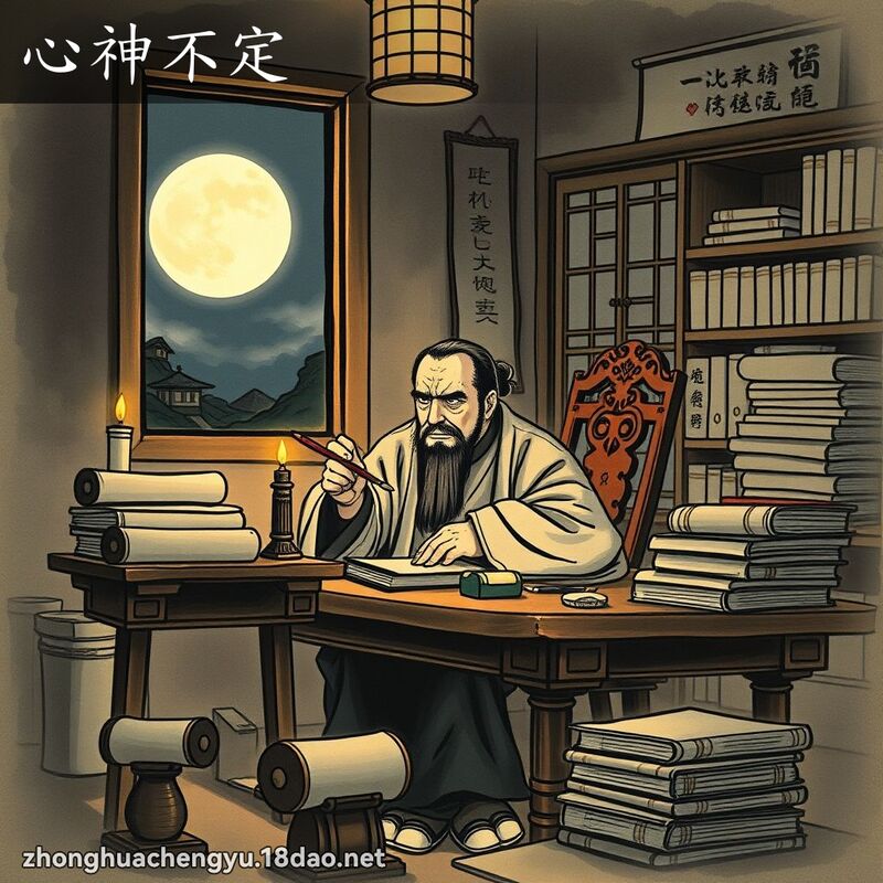 心神不定 配图