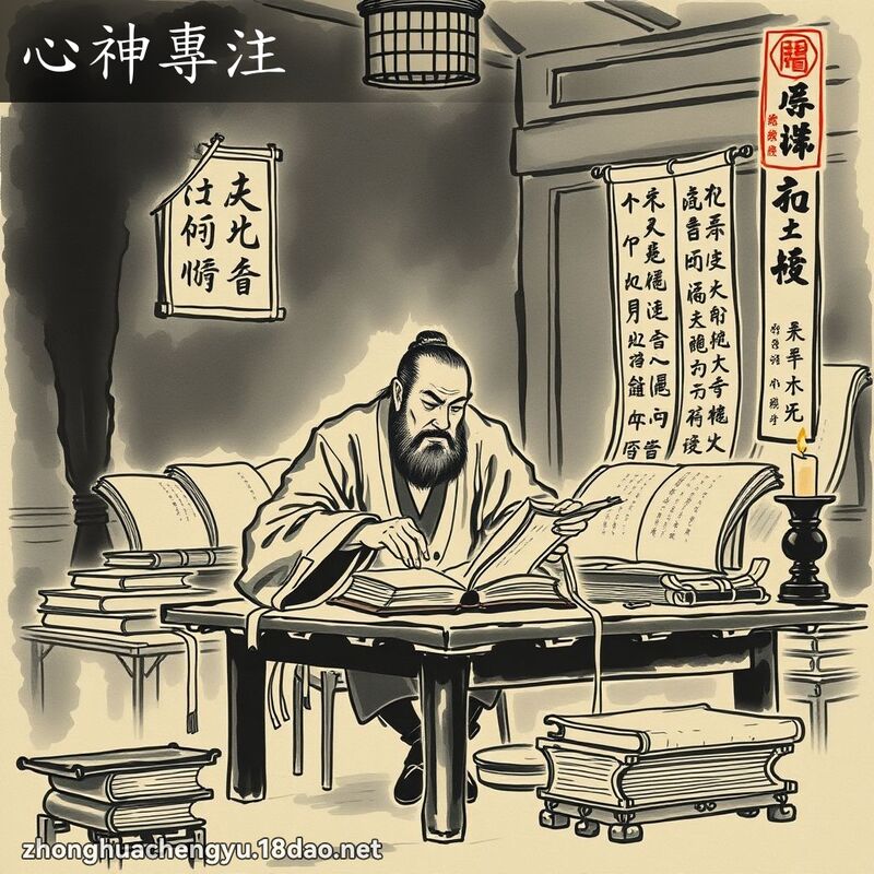 心神專注 配图