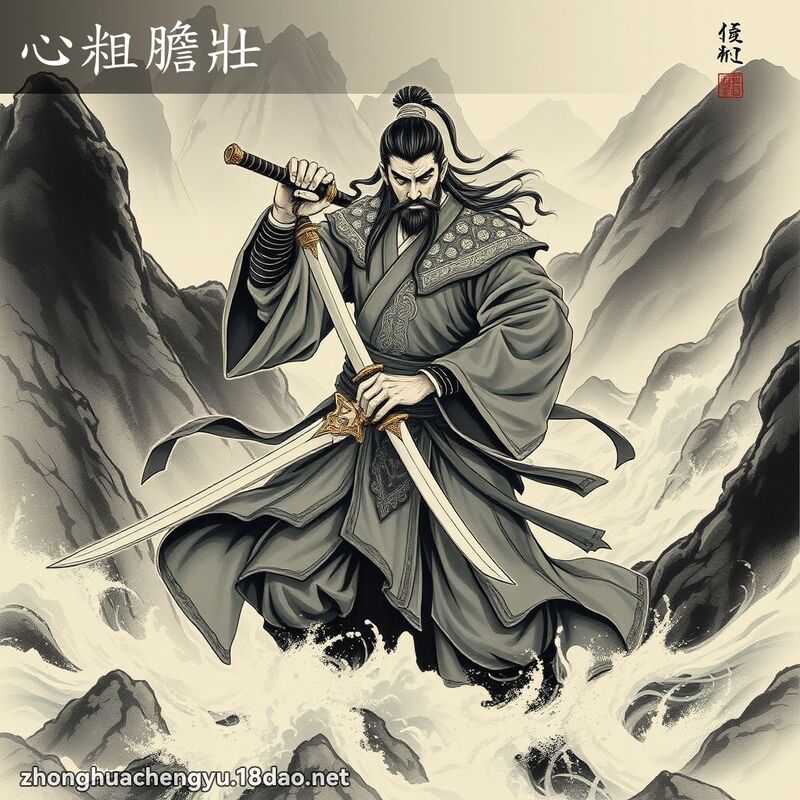 心粗膽壯 配图