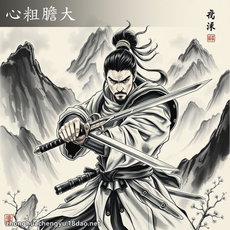 心粗膽大 配图