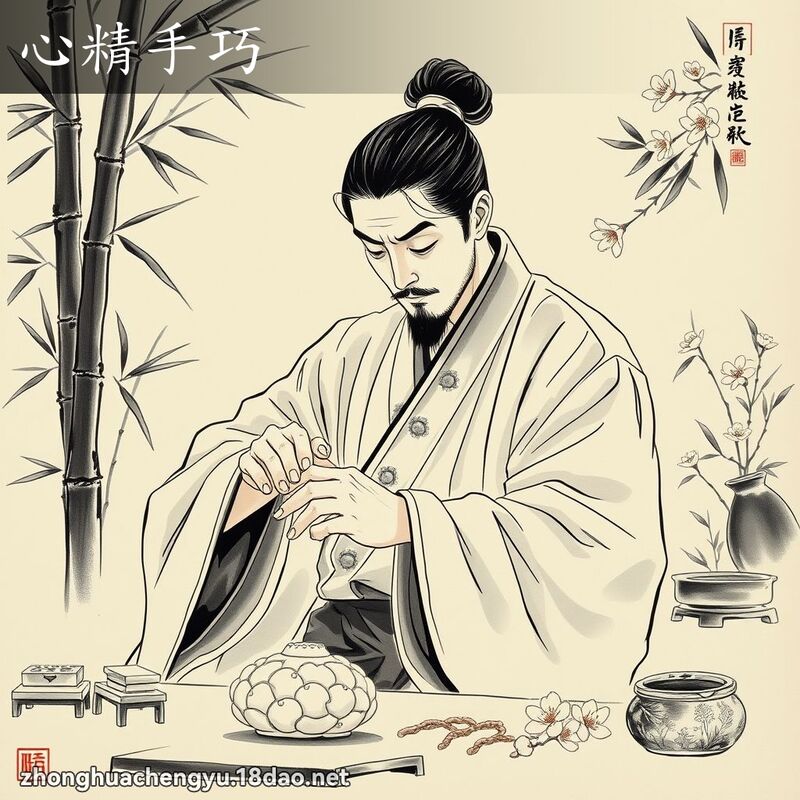 心精手巧 配图