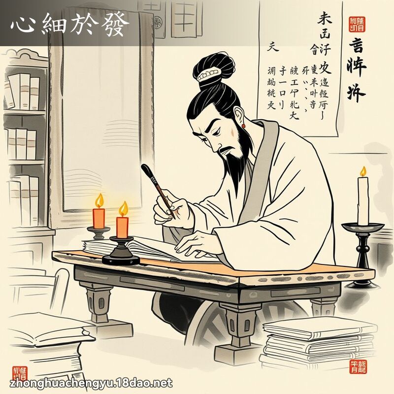 心細於發 配图