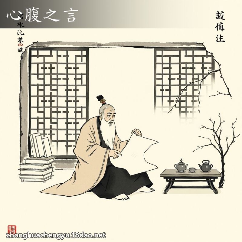 心腹之言 配图