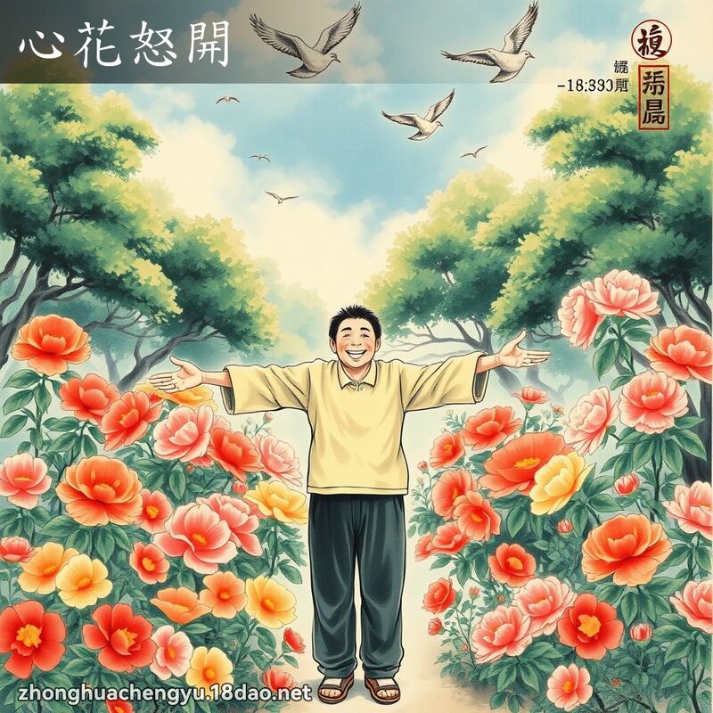 心花怒開 配图