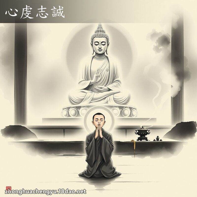 心虔志誠 配图