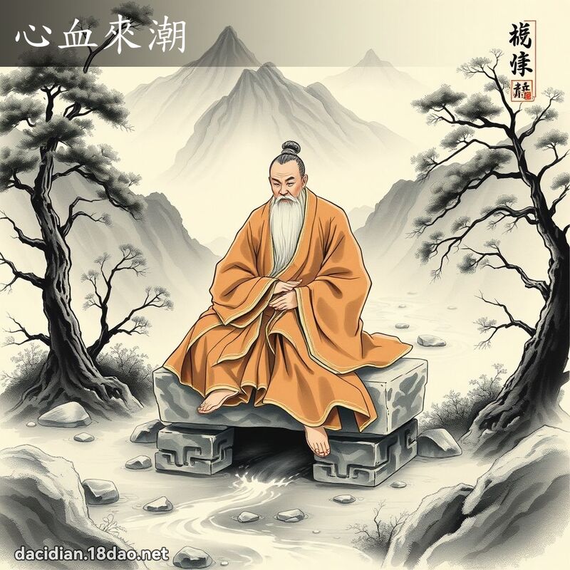心血来潮 - 中华成语配图