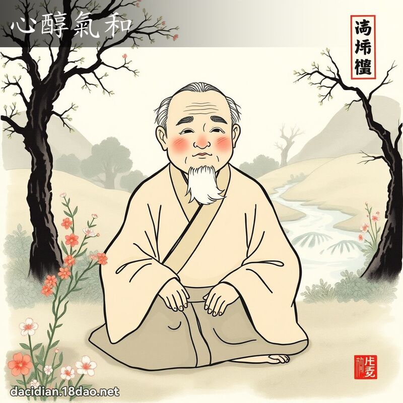 心醇气和 - 中华成语配图